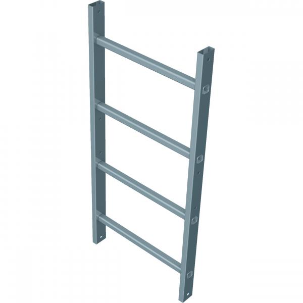 Zarges fixed ladders, aluminium, anodised